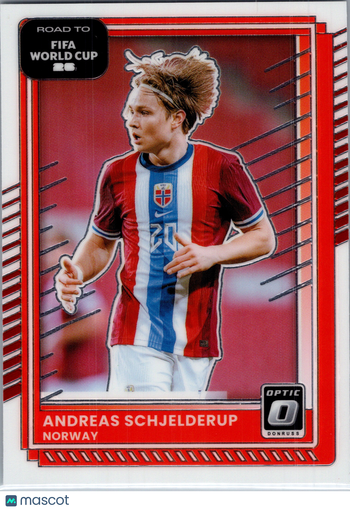 2025 Panini Donruss Optic Road to FIFA World Cup Andreas Schjelderup #167