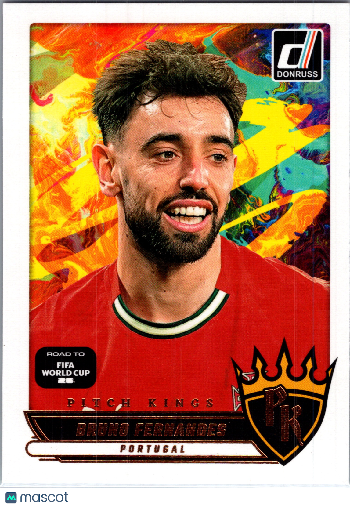 2025 Panini Donruss Road to FIFA World Cup Pitch Kings Bruno Fernandes #2