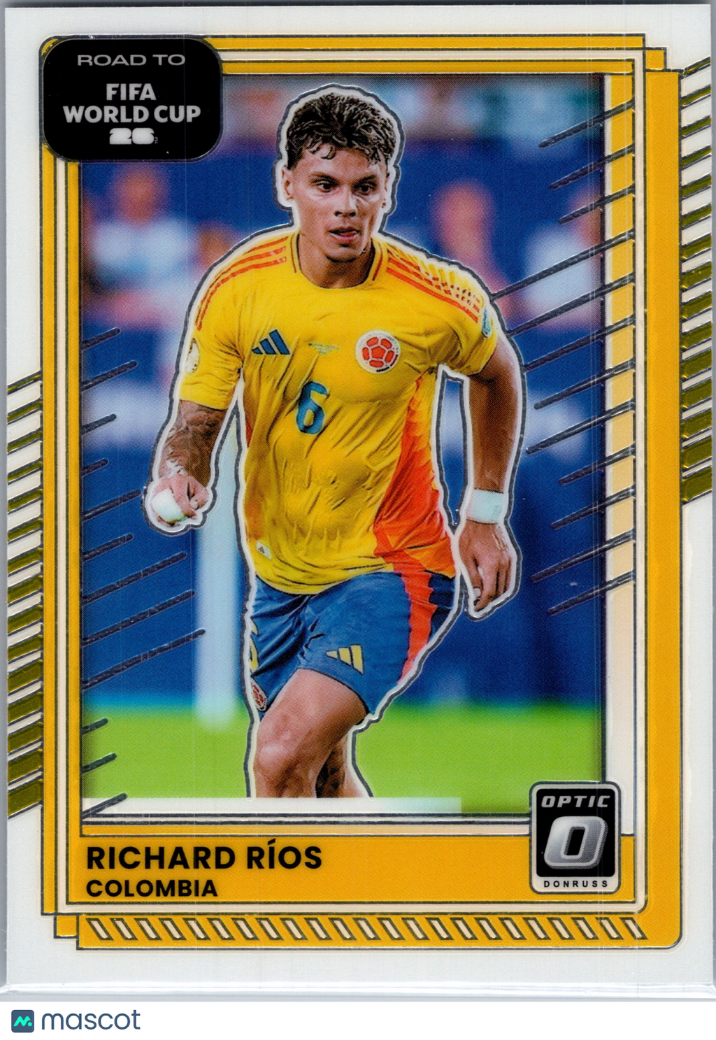 2025 Panini Donruss Road to FIFA World Cup 26 Richard Ríos #126 Optic Gold