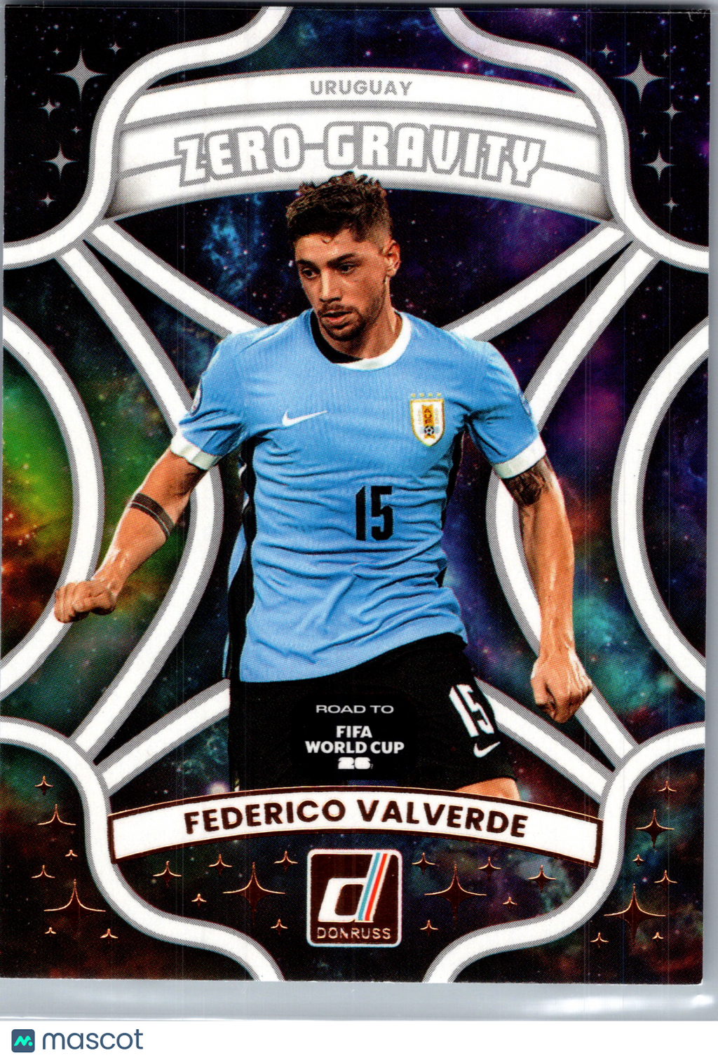 2025 Panini Donruss Road to FIFA World Cup 26 Soccer Zero Gravity Federico Valverde #14