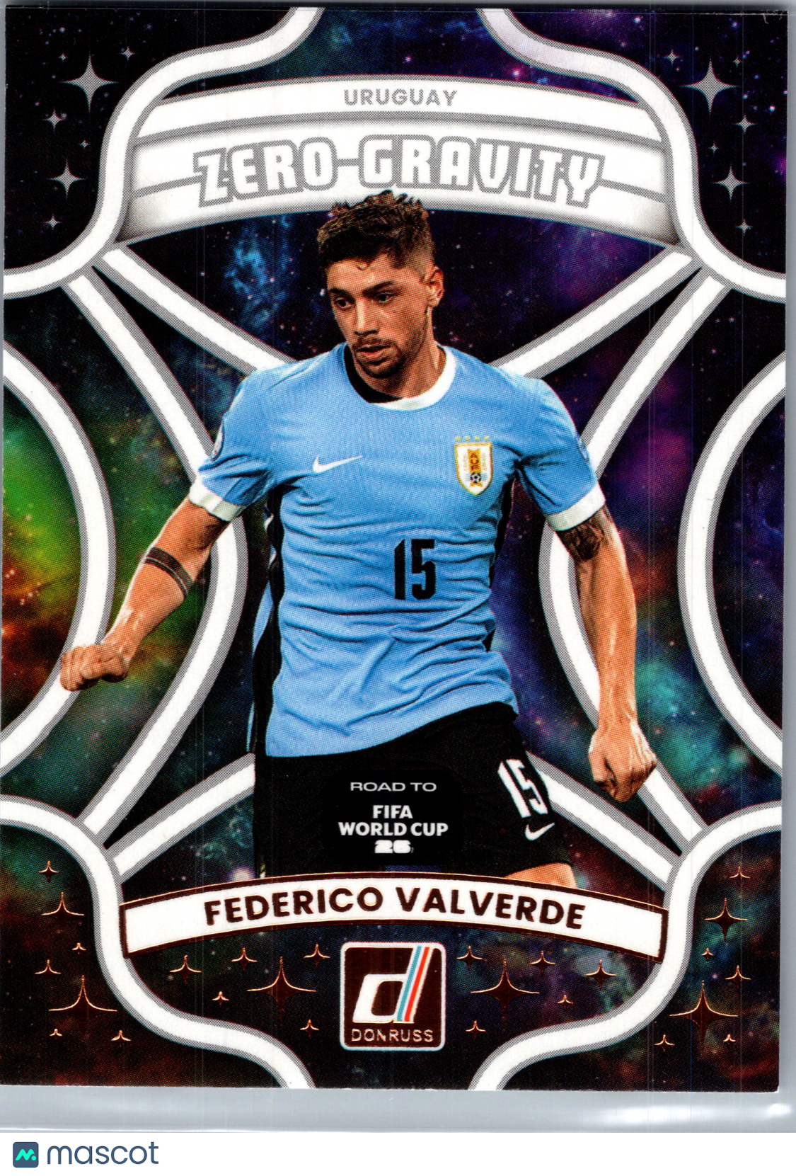2025 Panini Donruss Road to FIFA World Cup 26 Soccer Zero Gravity Federico Valverde #14