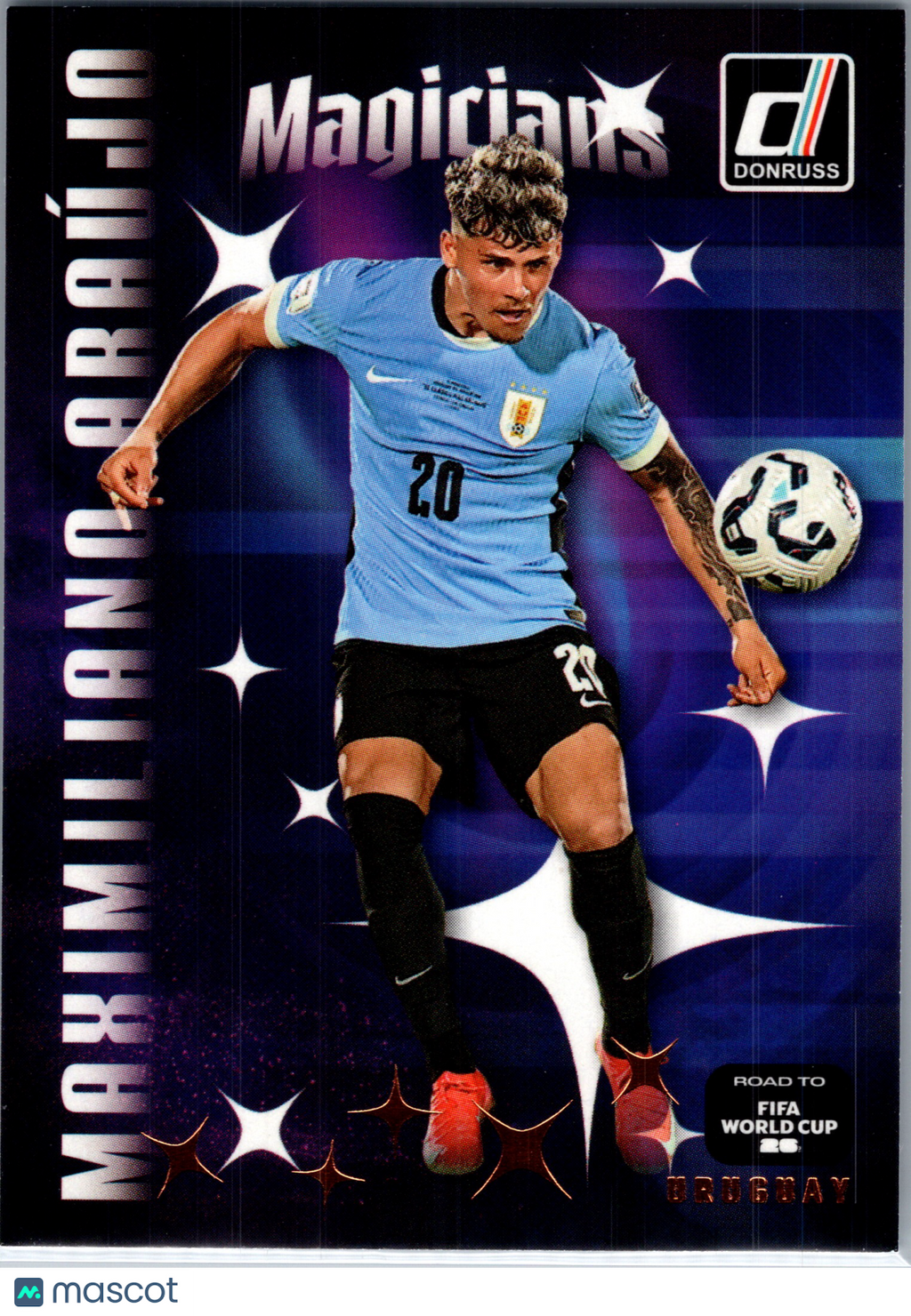 2025 Panini Donruss Road to FIFA World Cup 26 Maximiliano Araújo #20 Magicians