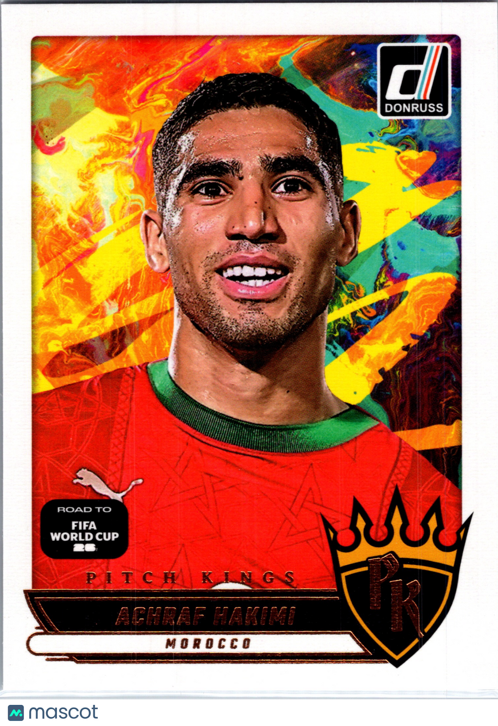 2025 Panini Donruss Road to FIFA World Cup Pitch Kings Achraf Hakimi #16