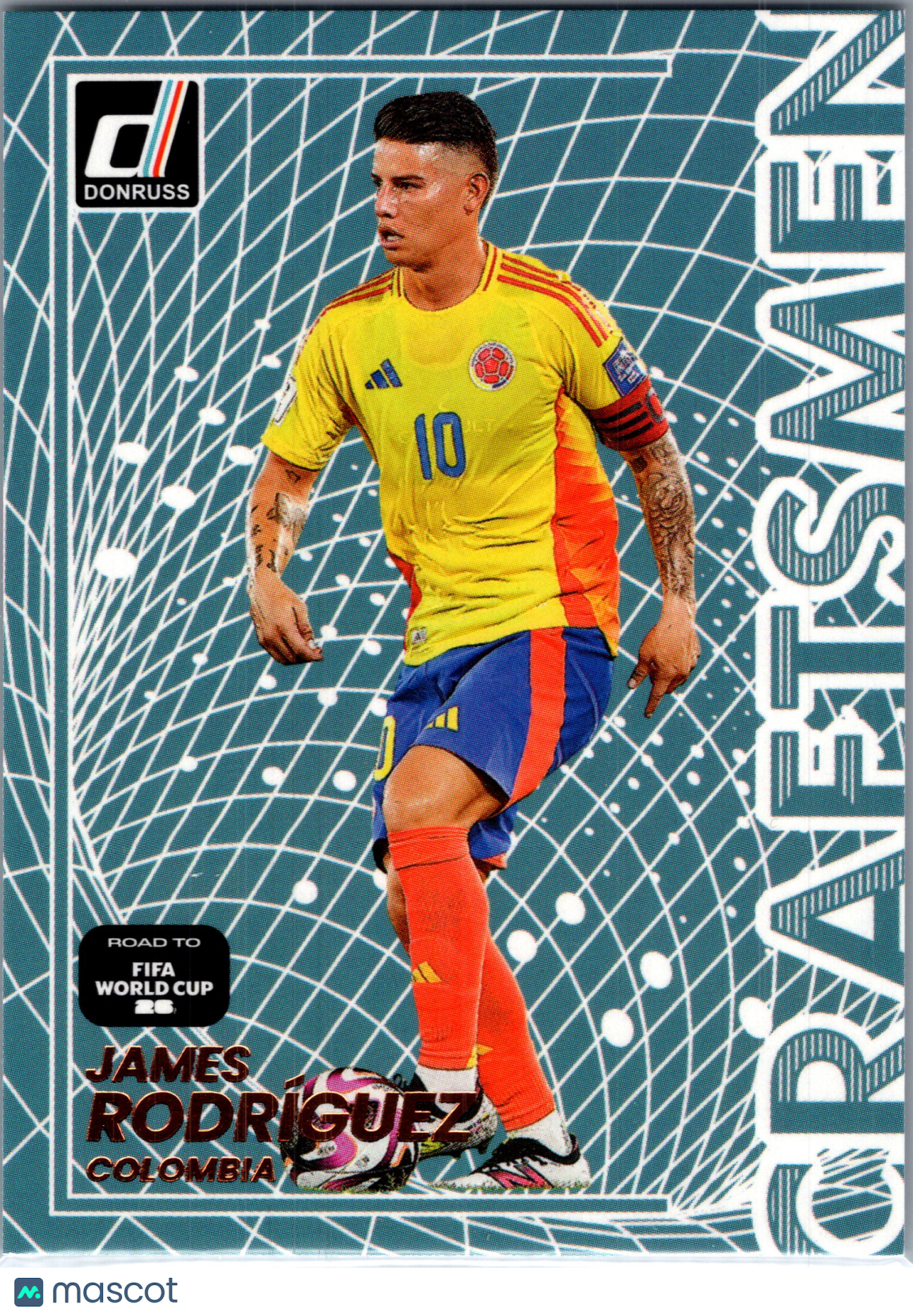 2025 Panini Donruss Road to FIFA World Cup 26 Craftsmen James Rodríguez #4