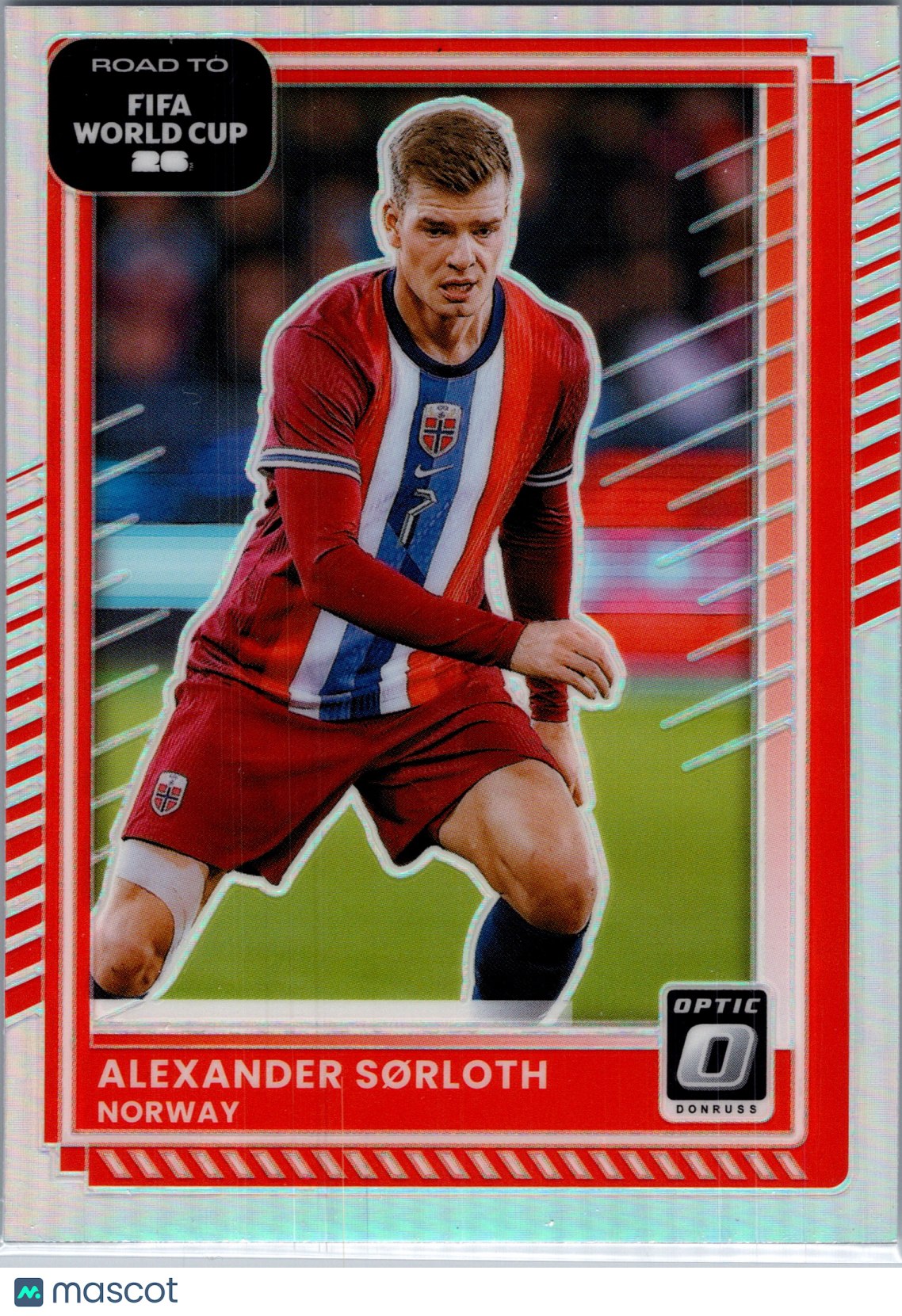 2025 Panini Donruss Road to FIFA World Cup Donruss Optic Alexander Sørloth #169 Silver