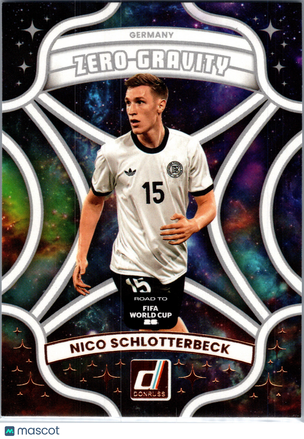 2025 Panini Donruss Road to FIFA World Cup Zero Gravity Nico Schlotterbeck #24