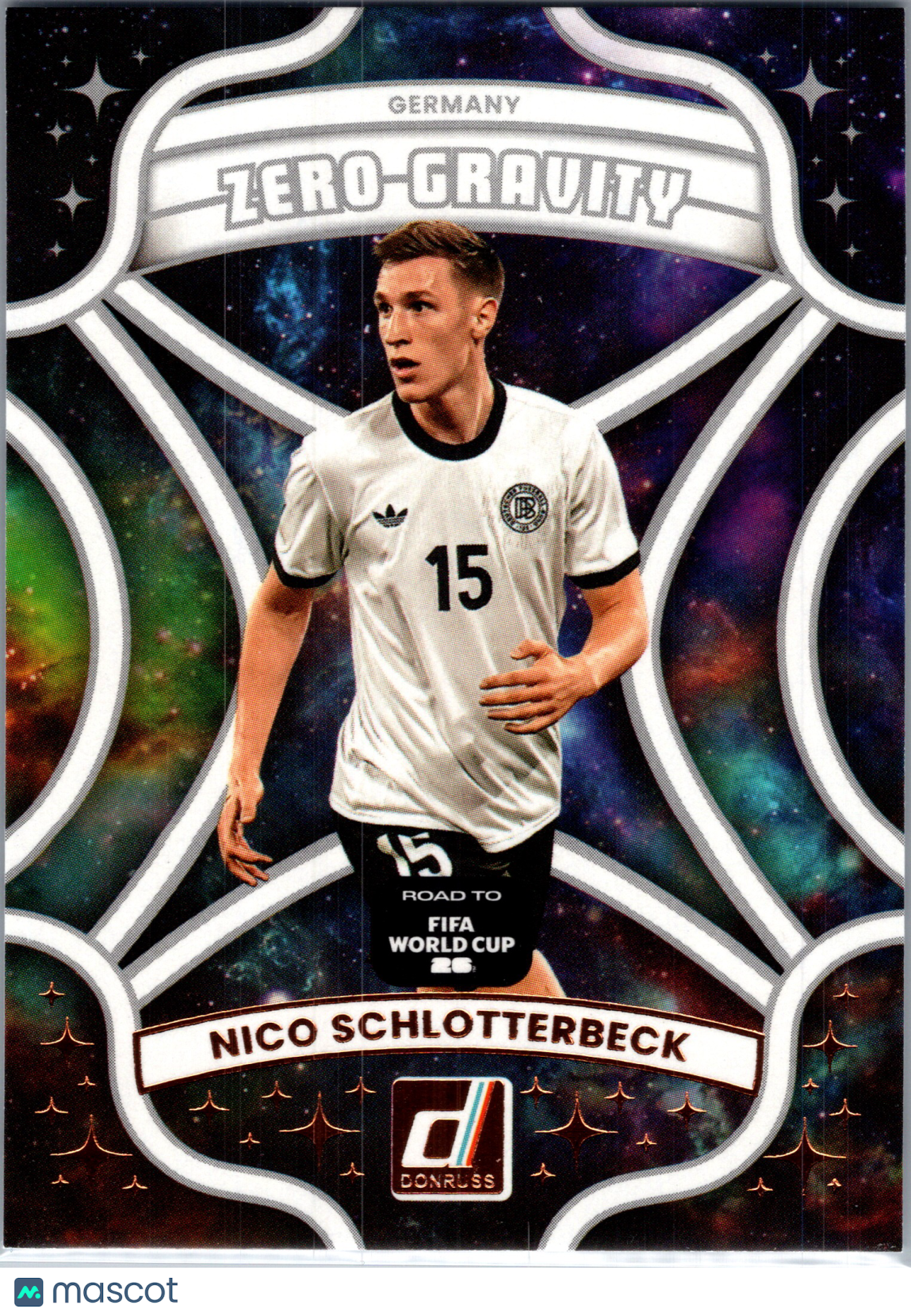 2025 Panini Donruss Road to FIFA World Cup Zero Gravity Nico Schlotterbeck #24