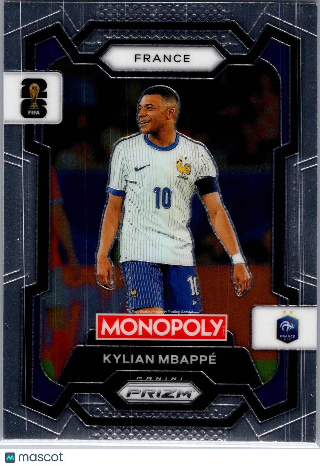 2026 Panini Monopoly Prizm FIFA World Cup 26 Kylian Mbappé #7