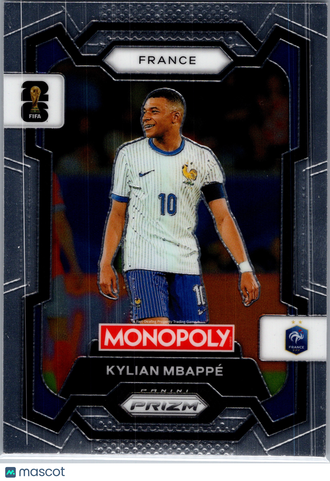 2026 Panini Monopoly Prizm FIFA World Cup 26 Kylian Mbappé #7