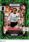 2026 Monopoly Prizm FIFA World Cup 26 Franz Beckenbauer #60 Green Boardwalk