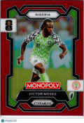 2026 Panini Monopoly Prizm FIFA World Cup 26 Victor Moses #79 Red