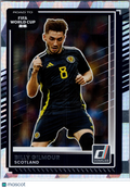2025 Panini Donruss Road to FIFA World Cup 26 Billy Gilmour #134 Silver Diamond