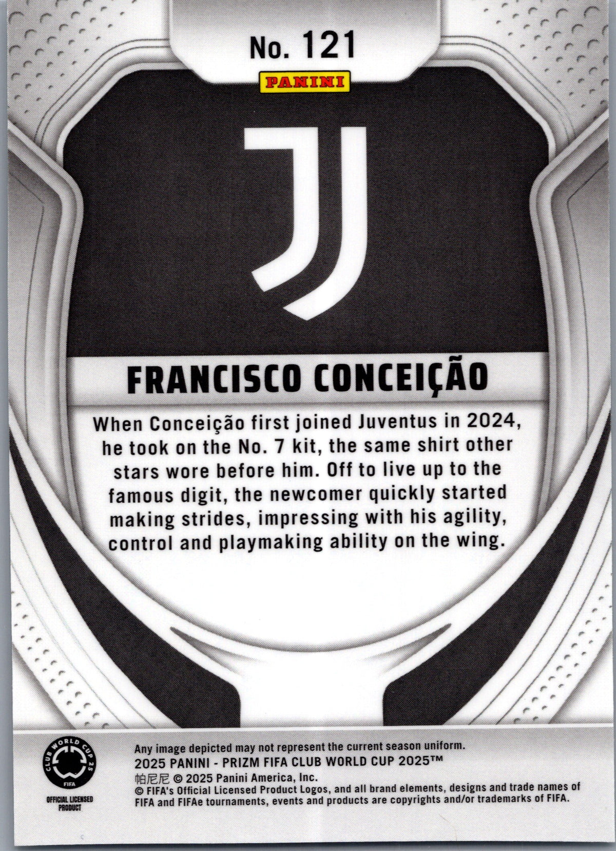 2025 Panini Prizm FIFA Club World Cup Francisco Conceição #121