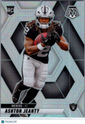 2025 Panini Mosaic Football Ashton Jeanty #345 Silver RC