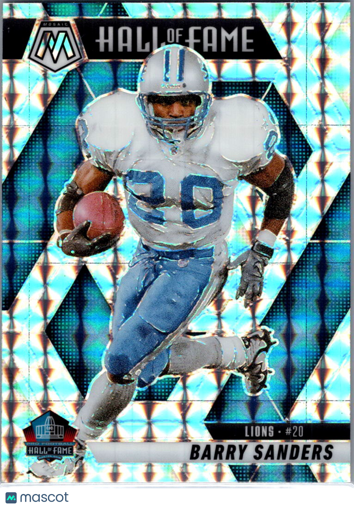 2025 Panini Mosaic Football Barry Sanders #291 Blue