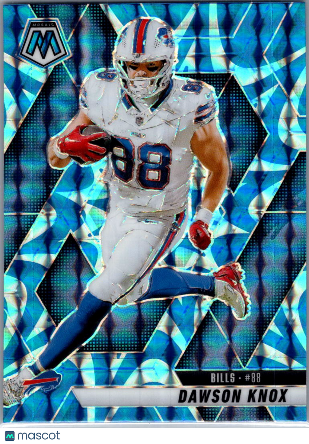 2025 Panini Mosaic Dawson Knox #70 Blue