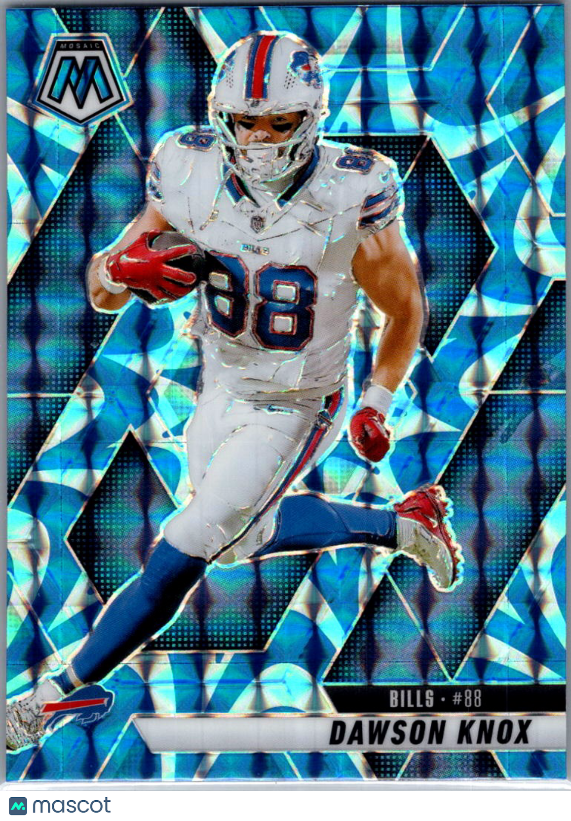 2025 Panini Mosaic Dawson Knox #70 Blue