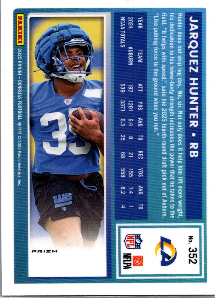 2025 Donruss Optic Jarquez Hunter #352 Red