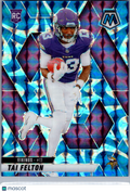 2025 Panini Mosaic Football Tai Felton #329 Blue RC