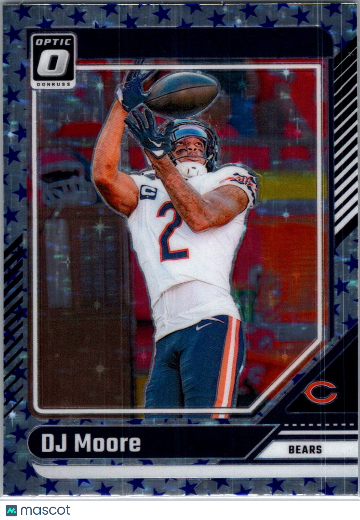 2024 Donruss Optic DJ Moore #36 Blue Stars