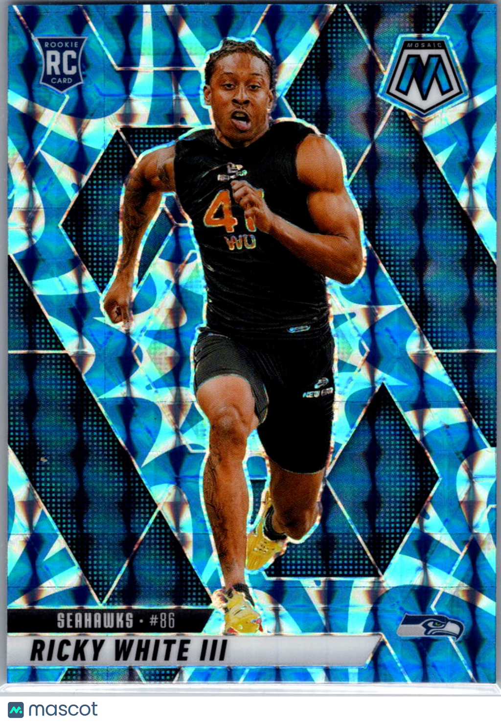 2025 Panini Mosaic Ricky White III #386 Blue RC