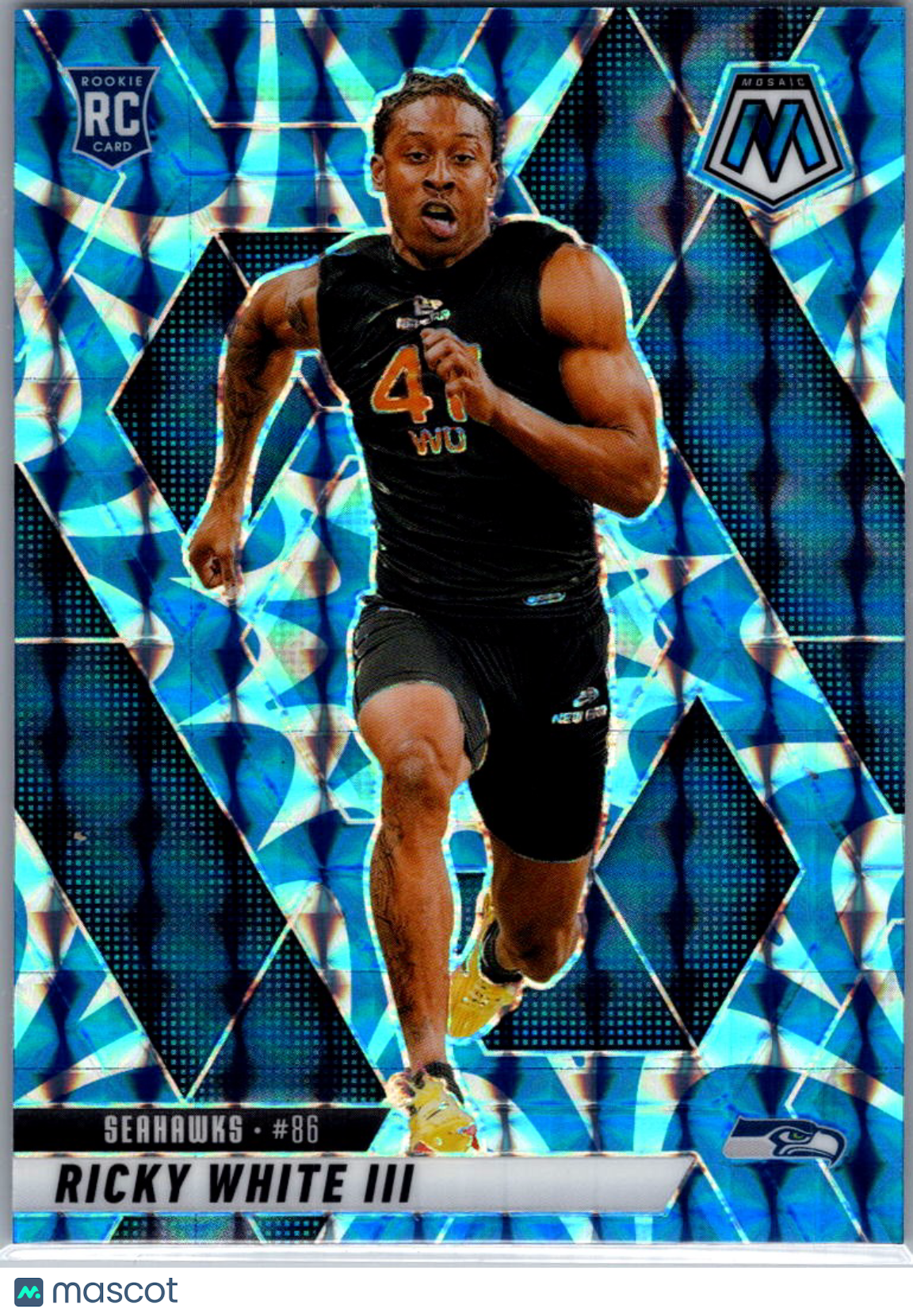 2025 Panini Mosaic Ricky White III #386 Blue RC