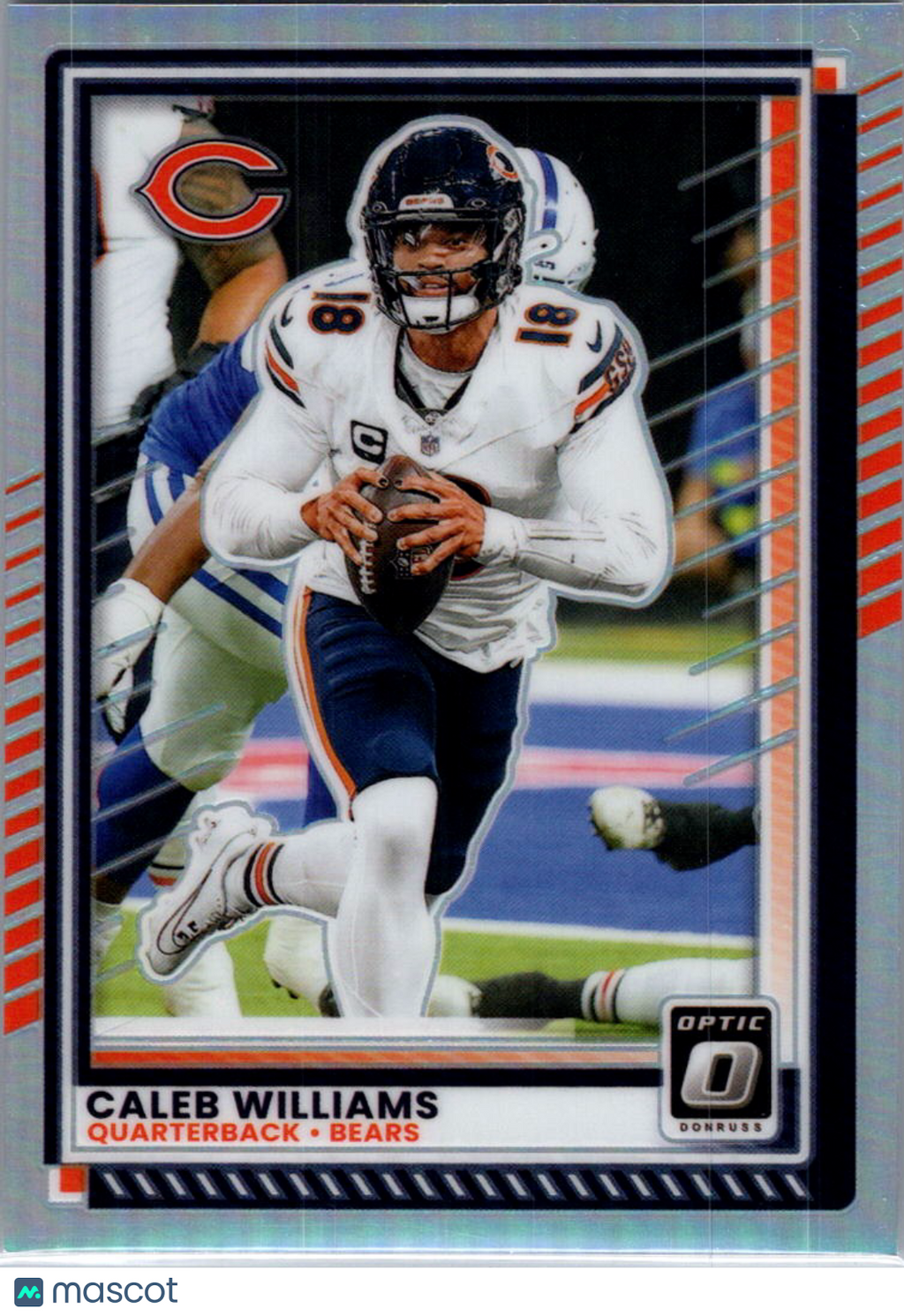 2025 Donruss Optic Caleb Williams #8 Silver Holo