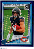 2025 Donruss Optic Football Colston Loveland #204 Purple