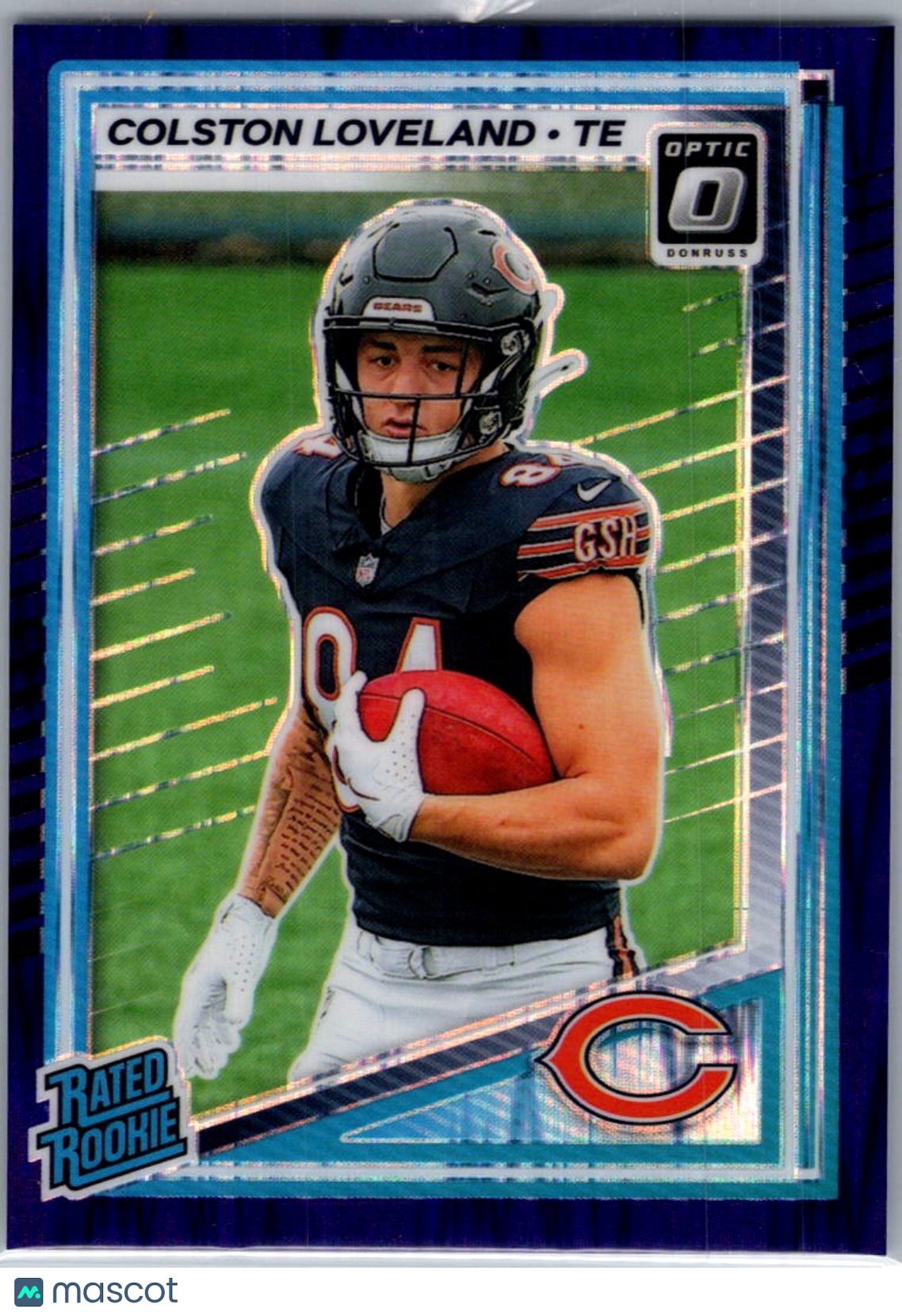 2025 Donruss Optic Football Colston Loveland #204 Purple