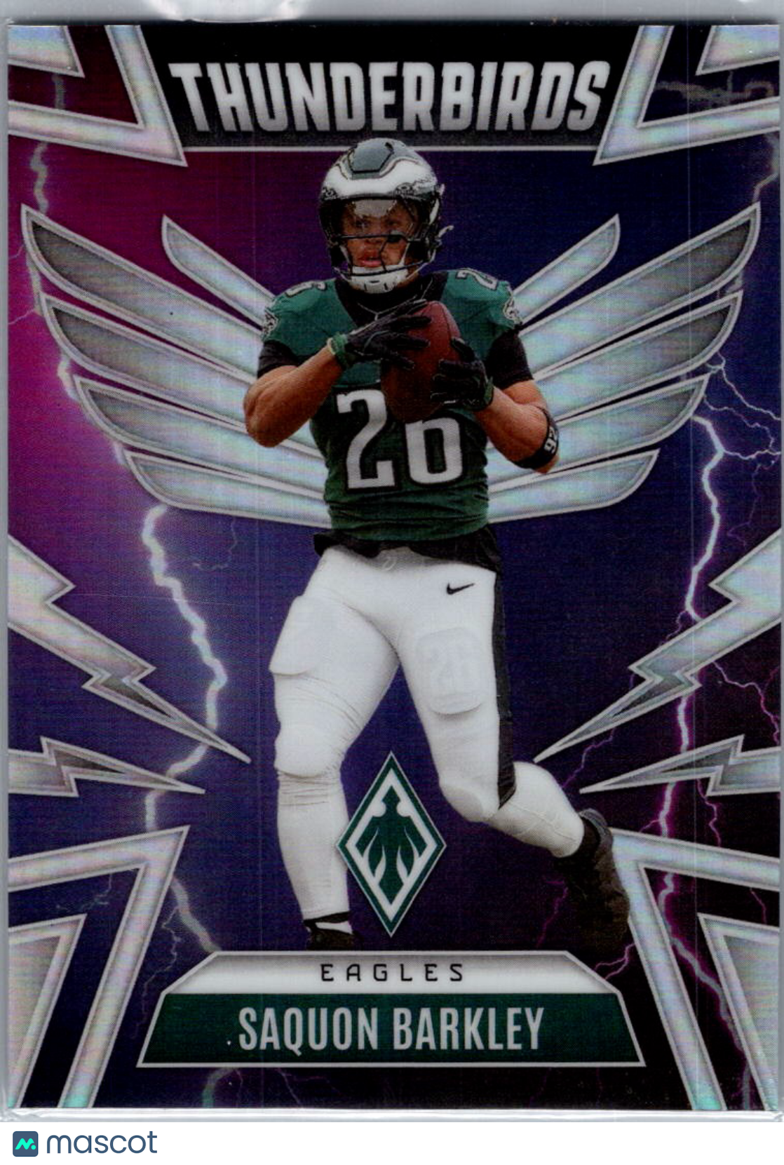 2025 Panini Phoenix Thunderbirds Saquon Barkley #42 Purple