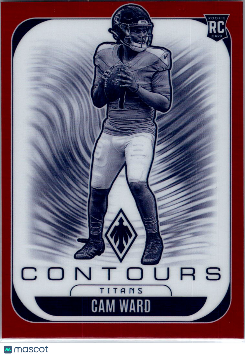 2025 Panini Phoenix Contours Cam Ward #31 Red /249 RC