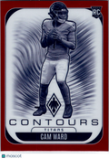 2025 Panini Phoenix Contours Cam Ward #31 Red /249 RC