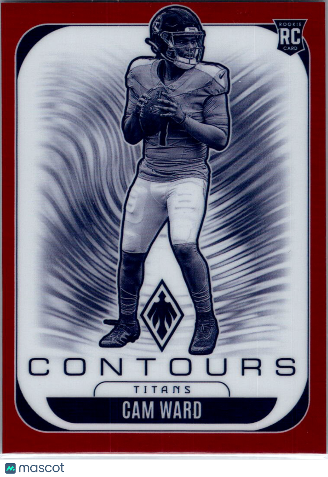 2025 Panini Phoenix Contours Cam Ward #31 Red /249 RC