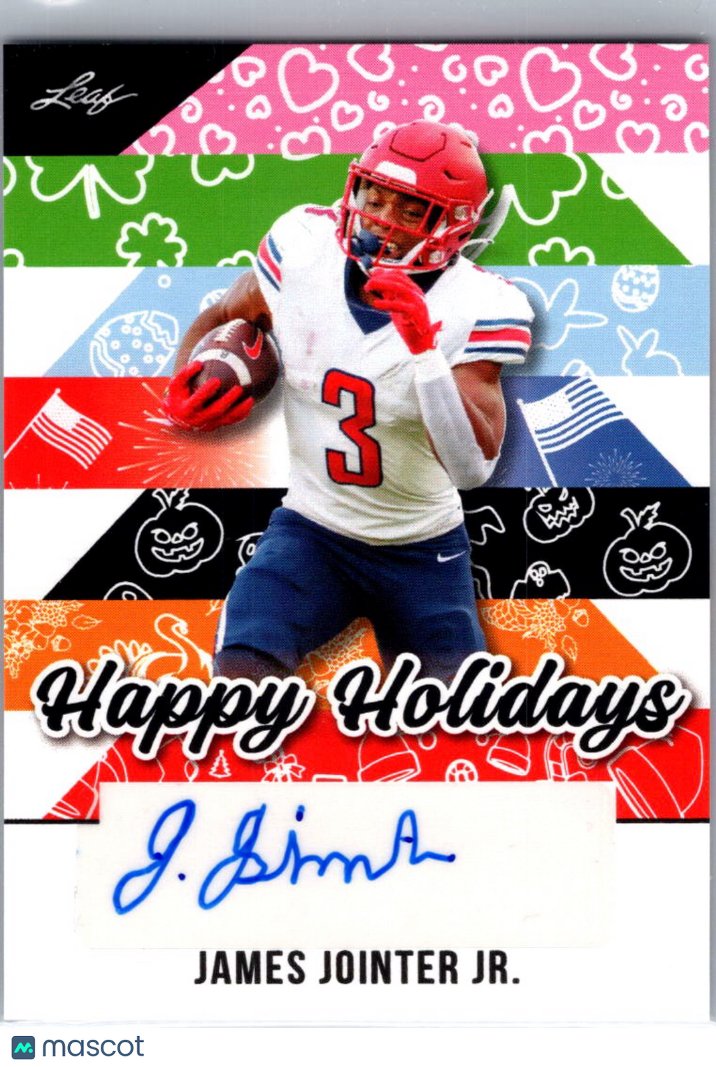 2025 Leaf Happy Holidays James Jointer Jr. #BA-JJJ Auto
