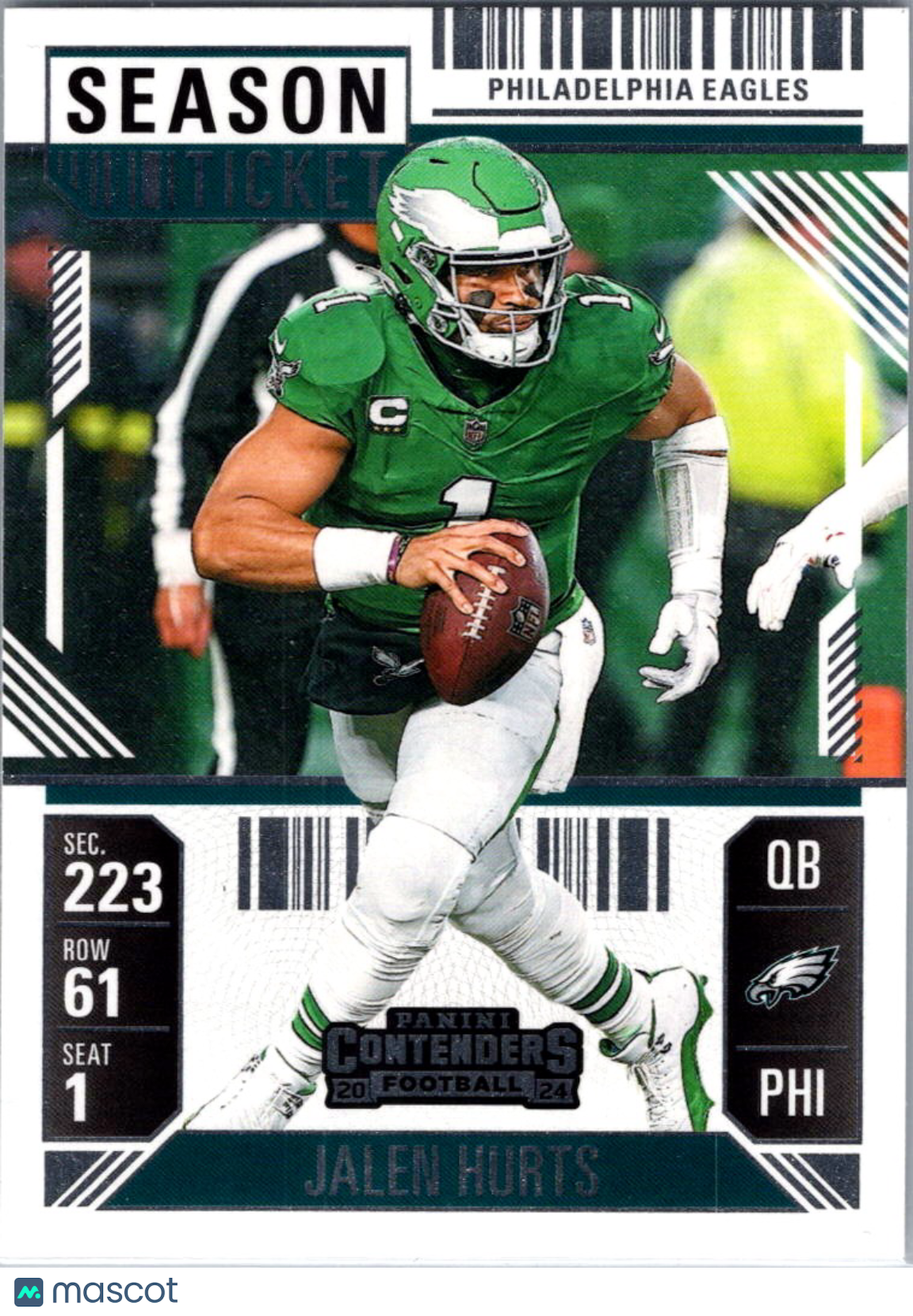 2025 Panini Contenders Football Jalen Hurts #79 Season Ticket
