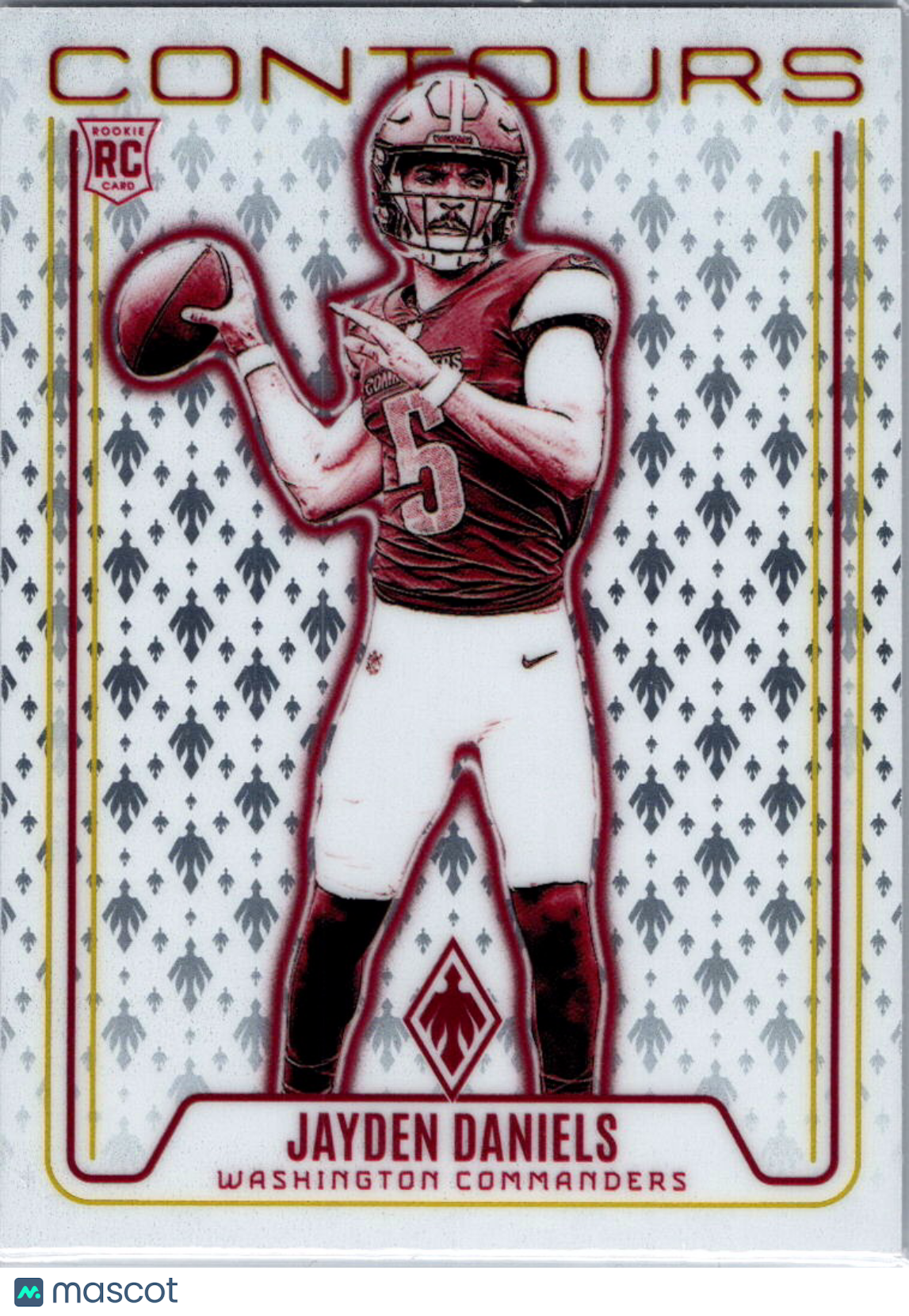 2025 Panini Phoenix Contours Jayden Daniels #CON-JDS RC