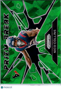2024 Panini Prizm Prizm Break Nico Collins #3 Green