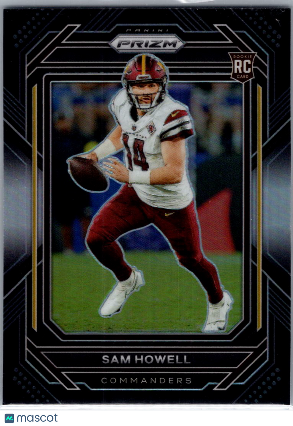 2023 Panini Chronicles Prizm Black Football Sam Howell #PB-10 RC