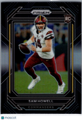 2023 Panini Chronicles Prizm Black Football Sam Howell #PB-10 RC