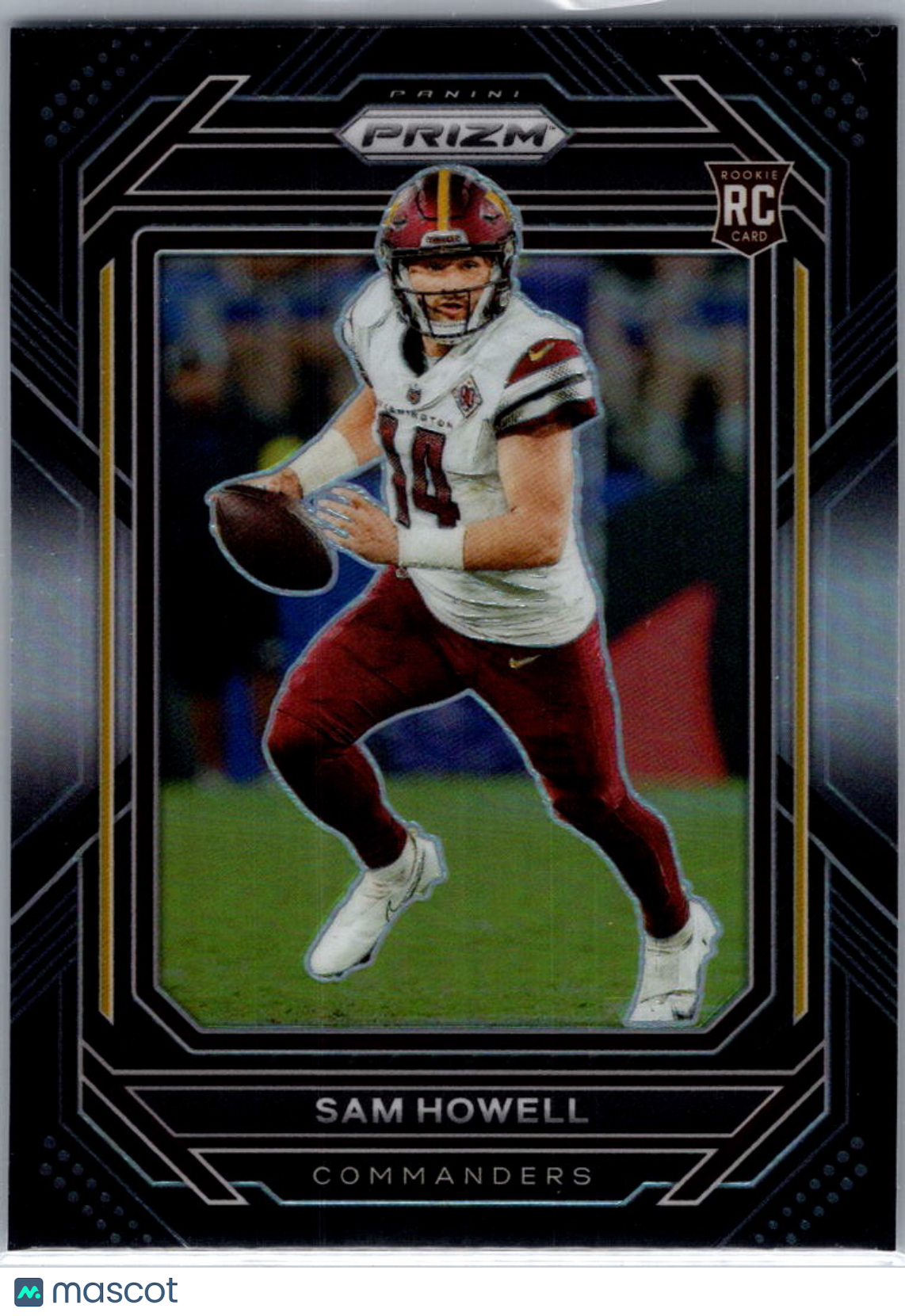 2023 Panini Chronicles Prizm Black Football Sam Howell #PB-10 RC