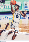 2020 Panini Chronicles Luminance Draft Picks Cameron Thomas #90 RC