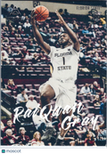 2020 Panini Chronicles Luminance Draft Picks RaiQuan Gray #100