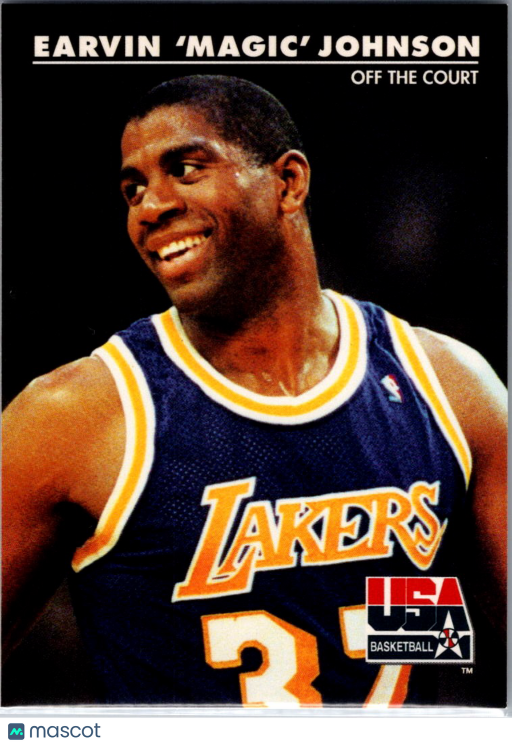 1992 SkyBox USA Basketball Magic Johnson Earvin "Magic" Johnson #32
