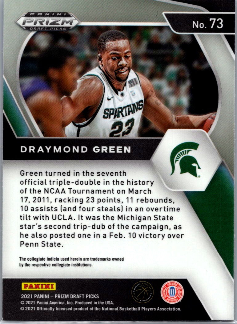 2021 Panini Prizm Draft Picks Draymond Green #73