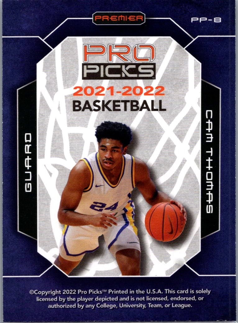 2022 Pro Picks Premier Cam Thomas #PP-8