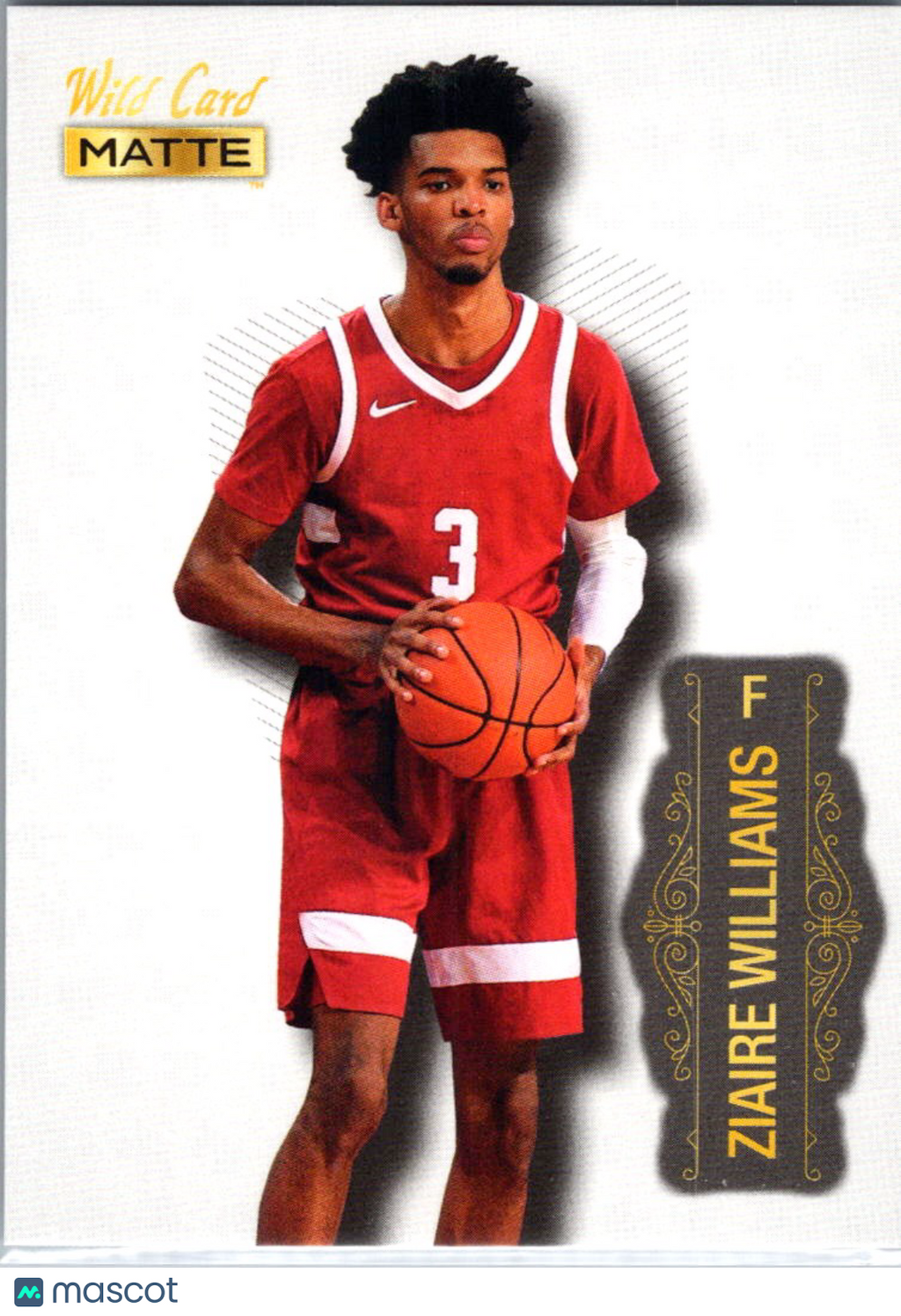 2022 Wild Card Matte Ziaire Williams #MB-77