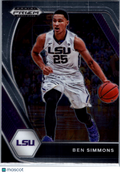 2021 Panini Prizm Draft Picks Ben Simmons #71