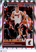 2024 Panini NBA Hoops Premium Stock Nikola Jović #267 Silver Mojo