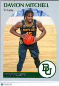 2021 Panini Chronicles Hoops Draft Picks Tribute Davion Mitchell #60