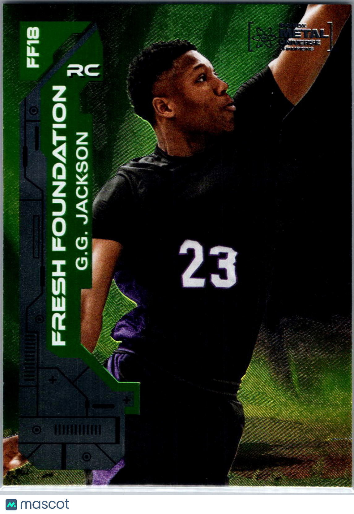 2023 SkyBox Metal Universe Champions Fresh Foundation G.G. Jackson #FF18 RC